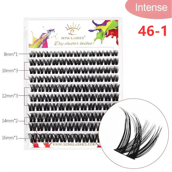 H&L SINCE 1990 Faux cils segmentés DIY, cils individuels, produits de maquillage pour femmes, cils p