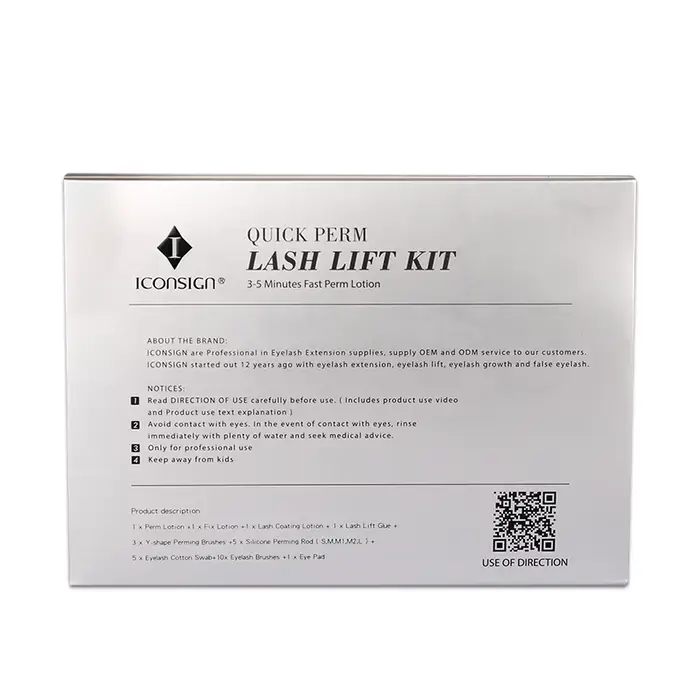 ICONSIGN – Kit de permanente rapide pour les cils, 3 à 5 Minutes, nouvelle Version, outils de maquil