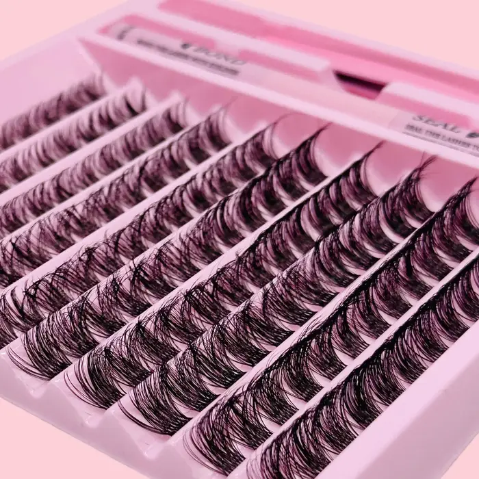 Ensemble de faux cils, faux cils artificiels effet œil de chat
