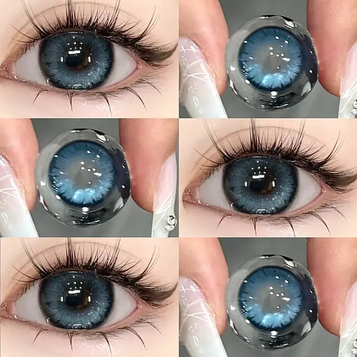 KSSEYE 1 paire de lentilles de Contact de couleur myopie pour les yeux mode haute qualité beauté élè