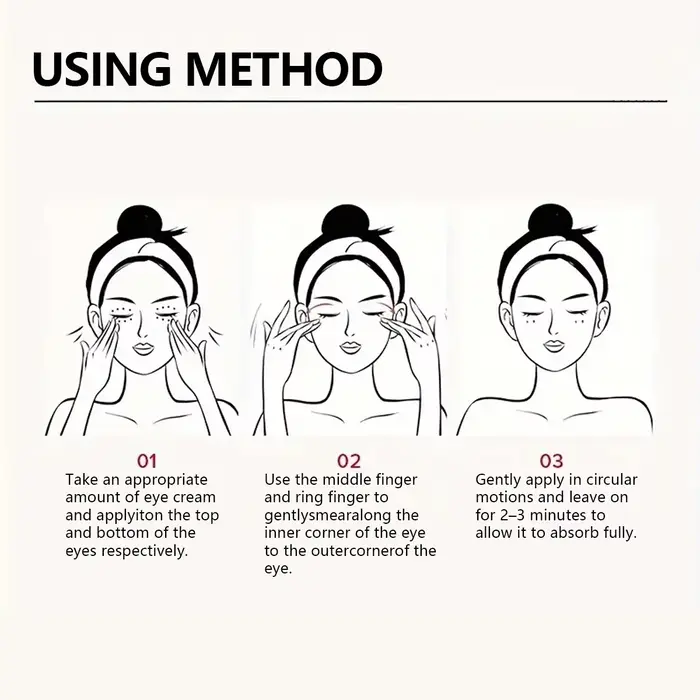 Crème raffermissante instantanée pour les yeux