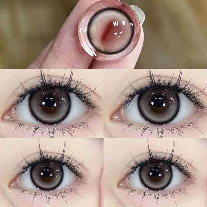 1 paire de lentilles de Contact pour les yeux