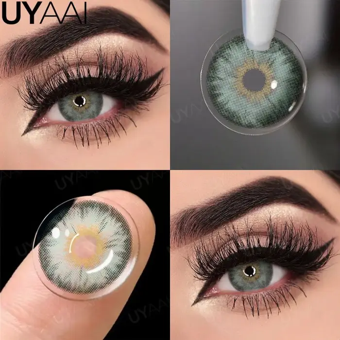 UYAAI Cleopatra série lentilles de Contact de couleur pour les yeux lentilles de couleur marron yeux