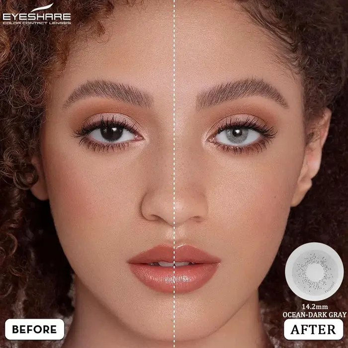 EYESHARE 1 paire de lentilles de contact de couleur
