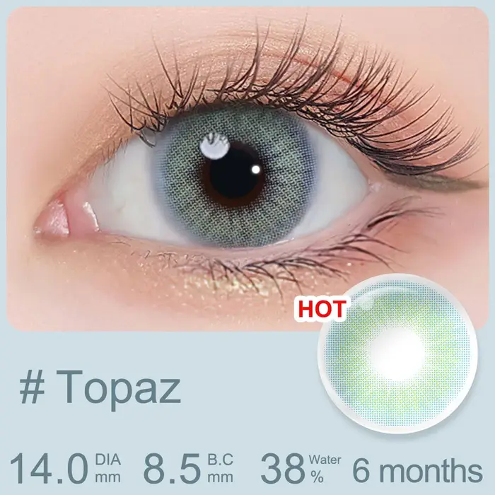 Super ! (0.00~-8.00) MAGISTER 14.0mm Lentilles de contact colorées naturelles Queen avec dioptries