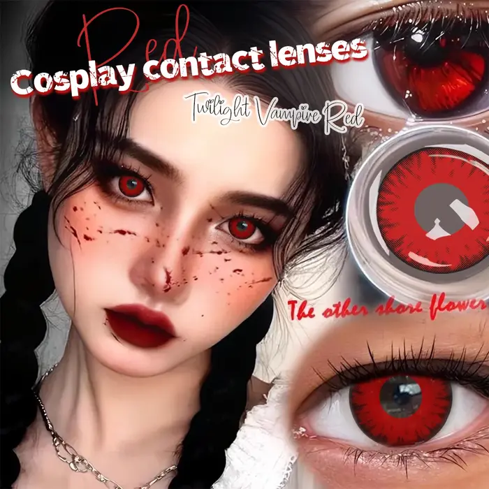 Lentilles de contact colorées Visuashow Horror Demonic Eye