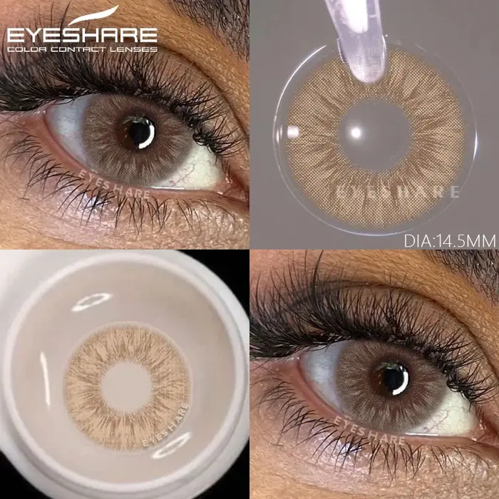 EYESHARE 1 paire de lentilles de contact de couleur pour les yeux contatos