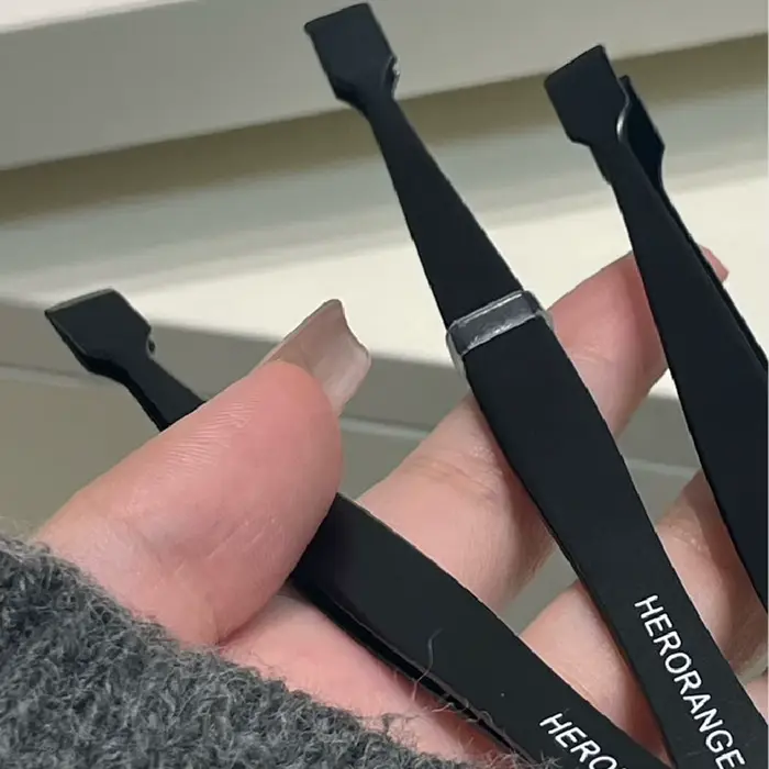 Pince à faux-cils inférieurs en acier inoxydable