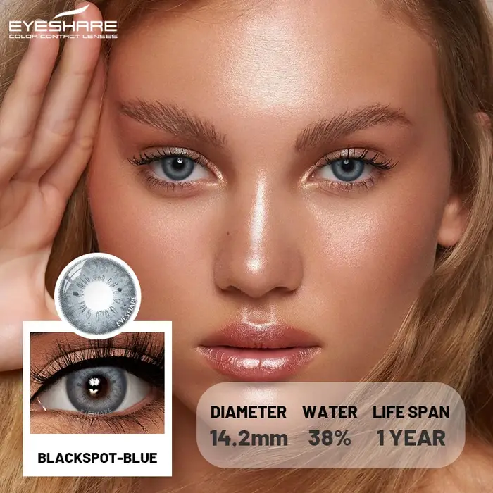 EYESHARE 1 paire de lentilles de Contact de couleur pour les yeux