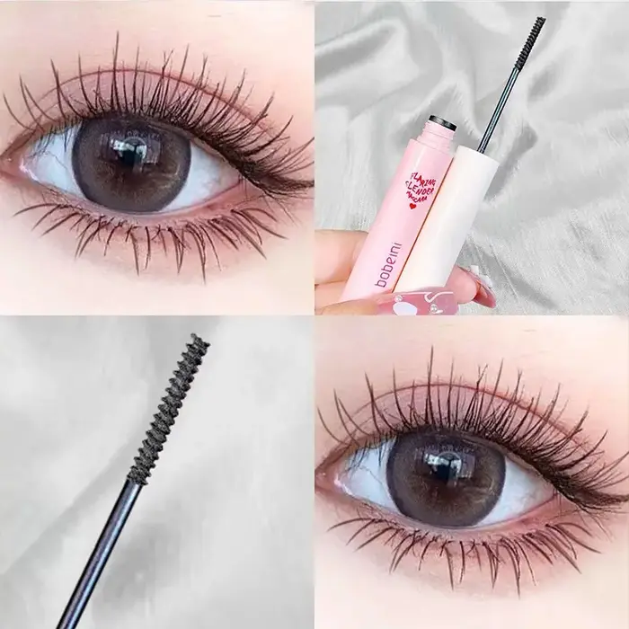 Cils naturels imperméables, maquillage féminin, cosmétiques coréens, mascara noir et brun, 3D, allon