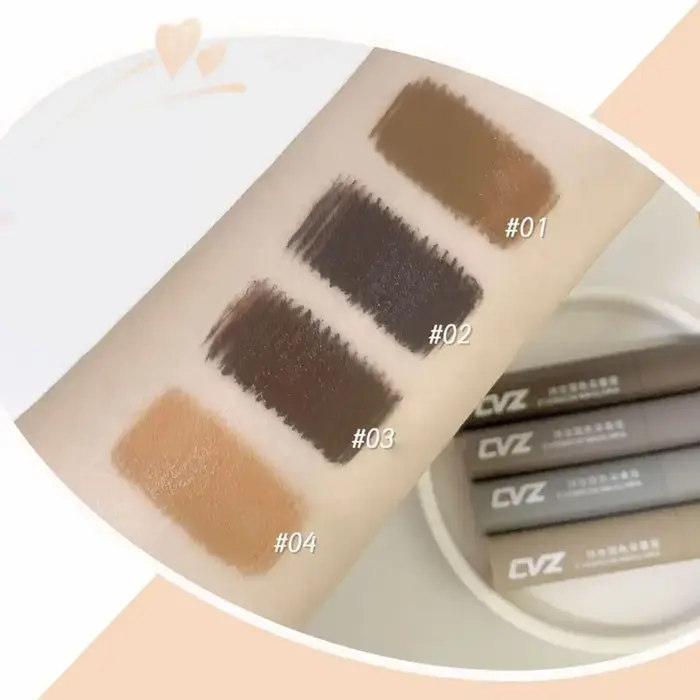 Maquillage imperméable sourcils Gel café noir marron couleur yeux