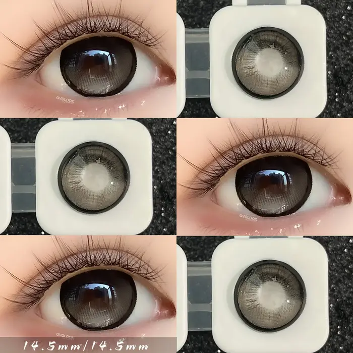 Nouveau 1 paire de lentilles de Contact colorées pour myopie pour les yeux
