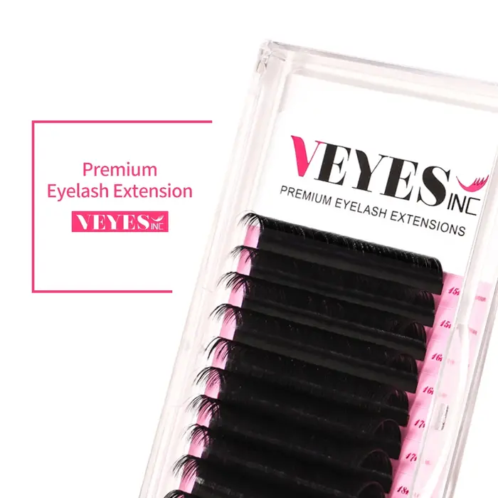 Veyes – Extensions de cils individuels en Faux vison, 5 étuis/Lot, cils professionnels classiques do