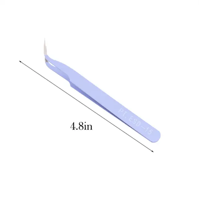 Pincettes en acier inoxydable pour Extension de cils