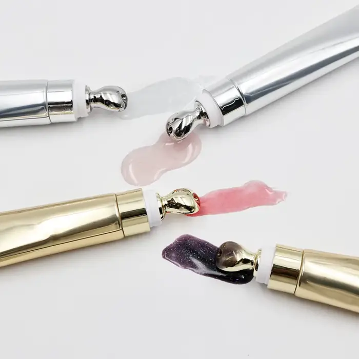 Huile à lèvres végane personnalisable avec logo, 15 ml, tube souple, gloss repulpant, baume à lèvres