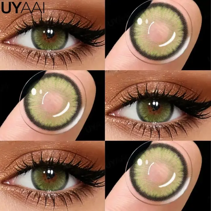 Lentilles de contact colorées UYAAI Siri Green