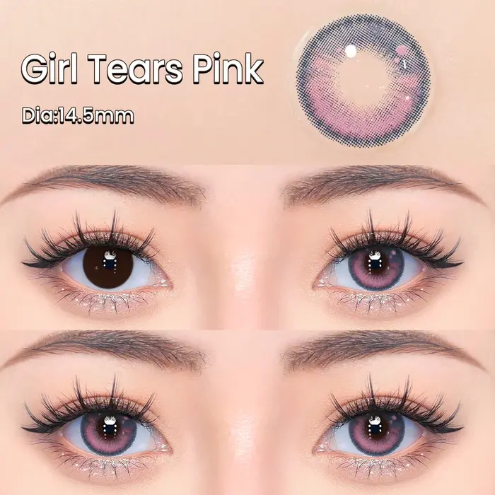 UYAAI 1 paire de lentilles de contact colorées pour les yeux