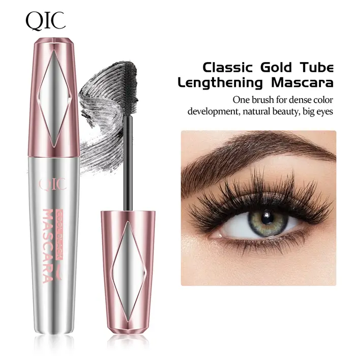 Mascara Volumisant Noir Cool | Maquillage pour cils résistant à l'eau et à la transpiration, anti-
