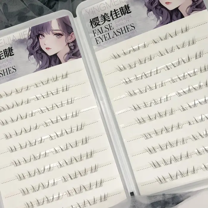 4-6mm sans colle faux cils nouveau Style coréen