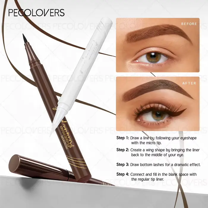 Lot de 3 Eyeliners Liquides Ultra-fins