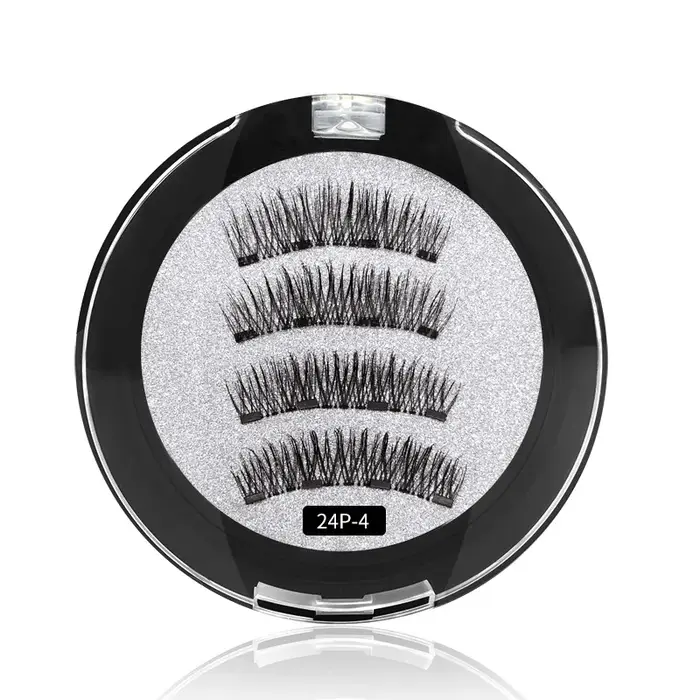 Faux cils magnétiques 3D affûtés