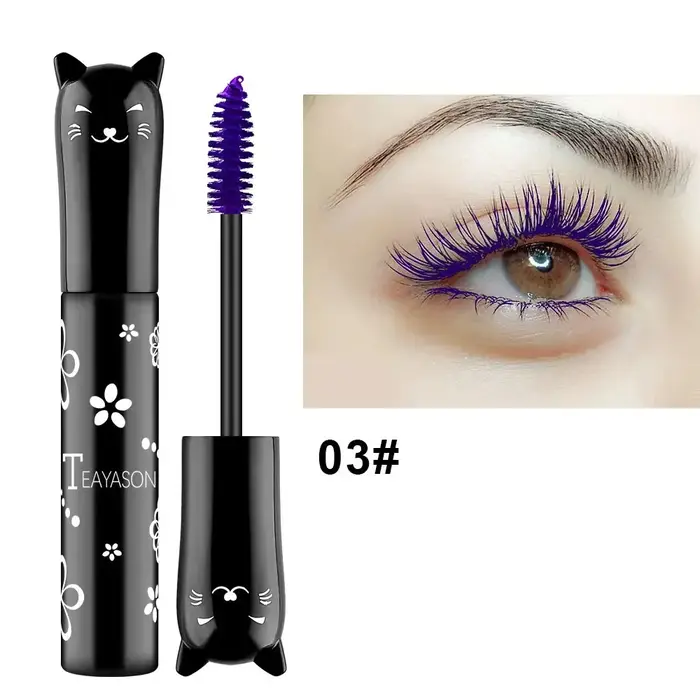 Mascara 6 couleurs imperméable à l'eau séchage rapide cils boucles Extension maquillage