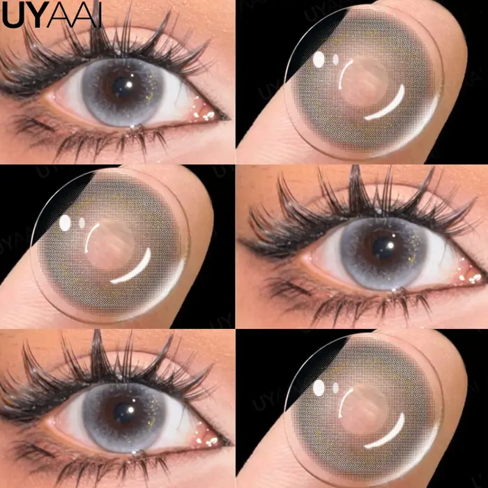 UYAAI maquillage de Contact coloré lentilles pour les yeux marron naturel série Lovesick cosmétiques