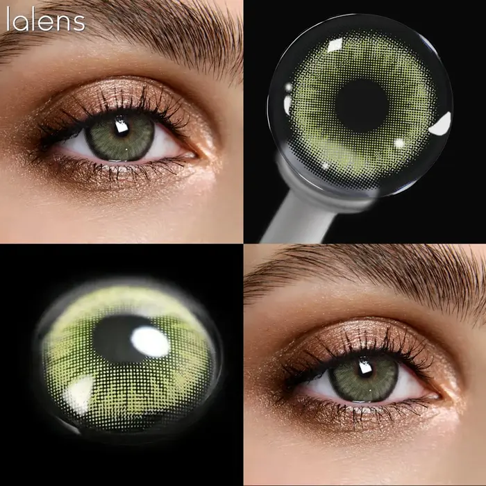 Lentilles de contact colorées Lalens Cleopatra à pupille étroite, lentilles de beauté et de maquilla