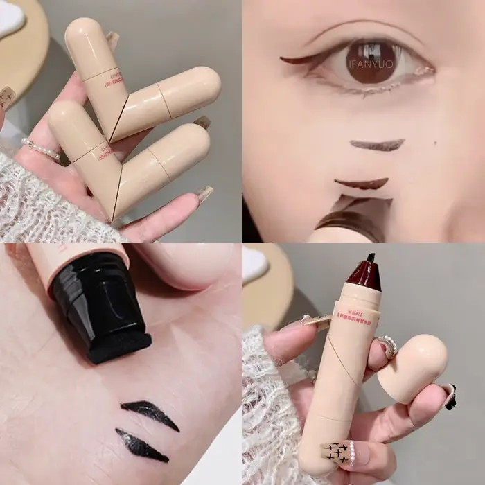 Stylo Eyeliner à Double tête en forme de cœur
