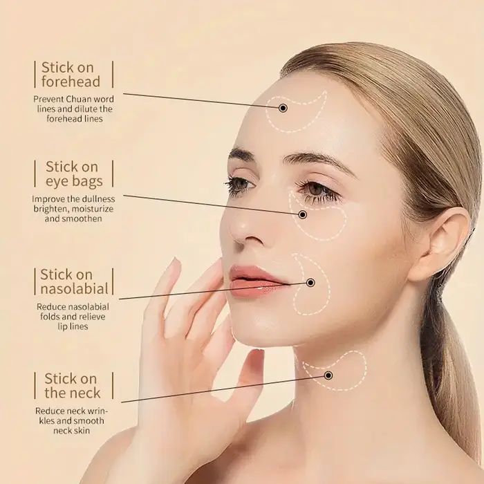 Masque pour les yeux au collagène à l'aloe Vera
