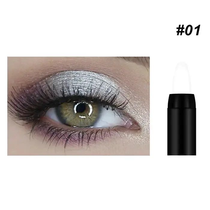 Bâton de fard à paupières nacré 16 couleurs, hautement pigmenté, pailleté, waterproof, longue tenue,
