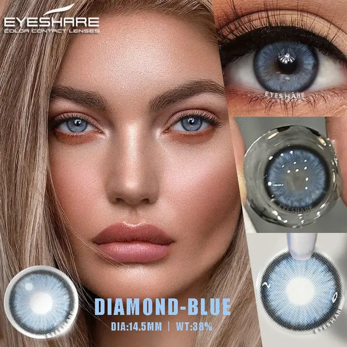 EYESHARE 1 paire de lentilles de Contact colorées pour les yeux