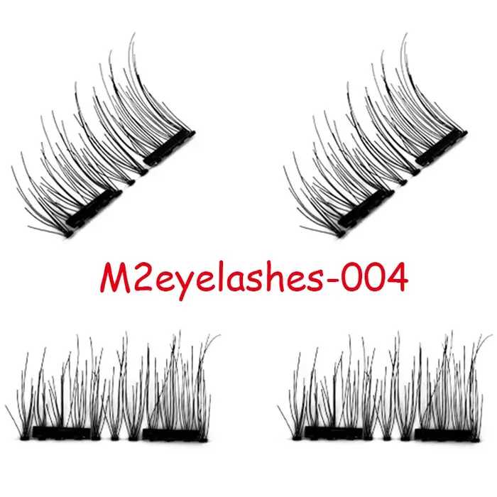 Kit d'extension de faux-cils magnétiques 3D, avec 2 ou 3 aimants, cils en vison réutilisables, Volum