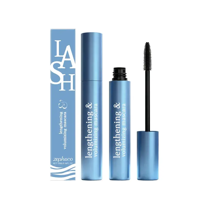 Mascara bouclé noir, volumateur de cils longs, imperméable, Anti-taches, allongeant, séchage rapide,
