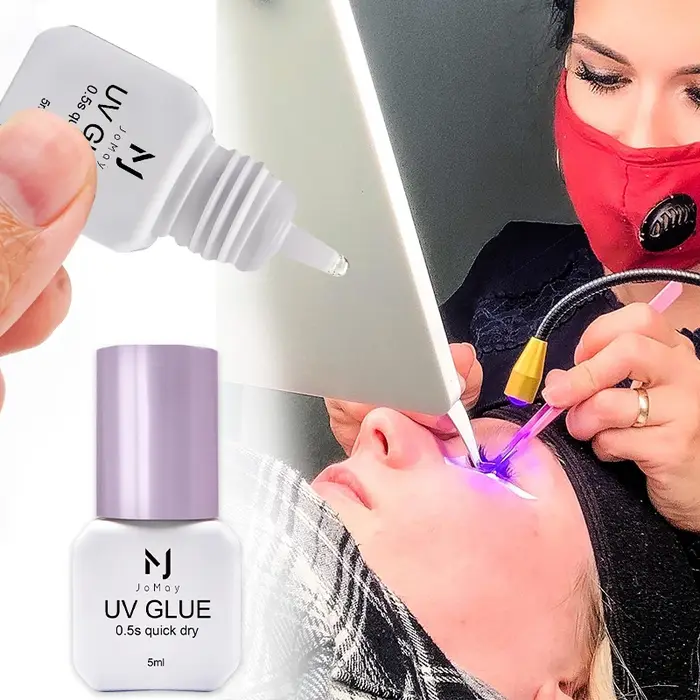 Faux cils 0.5S colle UV adhésive