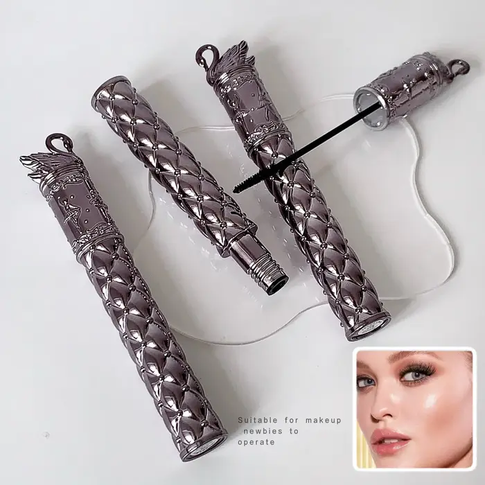 SHAQINUO Mascara 4D Imperméable Anti-bavures Épaississant Allongeant Fixateur de Courbure Volumisant Effet Cils Naturels Cosmétiques pour les Yeux