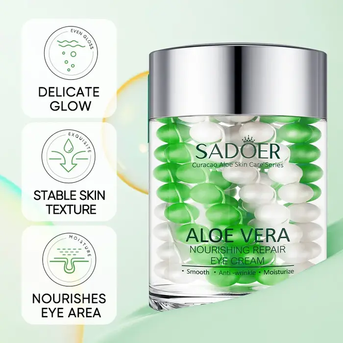 SADOER Aloe Vera crème pour les yeux Anti cernes sacs