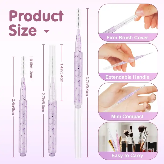 MAYOOC Mini brosse à sourcils