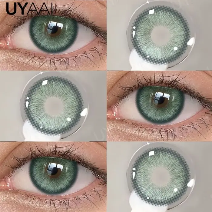 Lentilles de contact colorées UYAAI Beauty : Lentilles bleues
