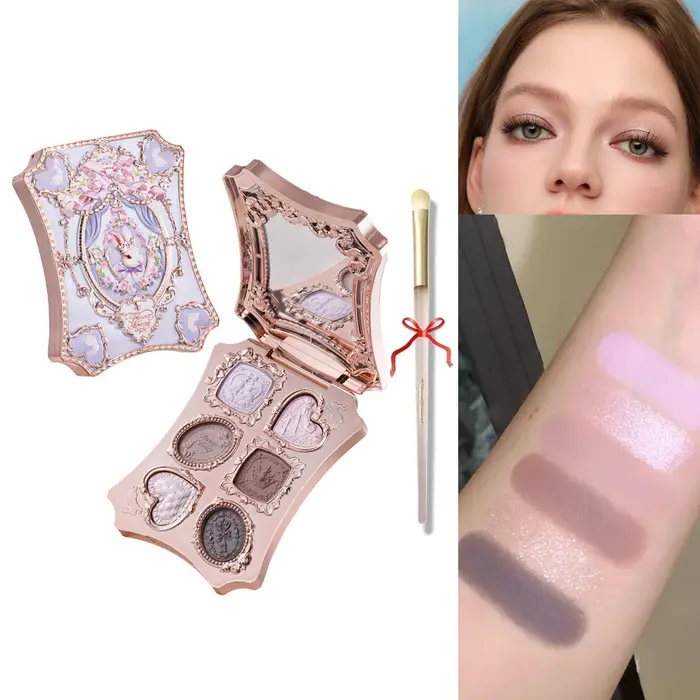 Palette de maquillage Flower Knows Bunny Garden 6 couleurs