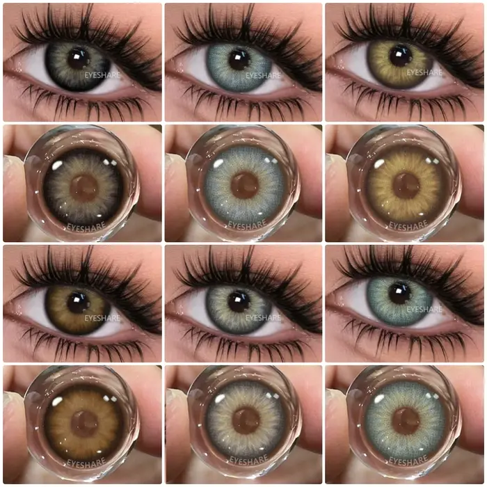 EYESHARE 1 paire de lentilles de Contact colorées pour les yeux
