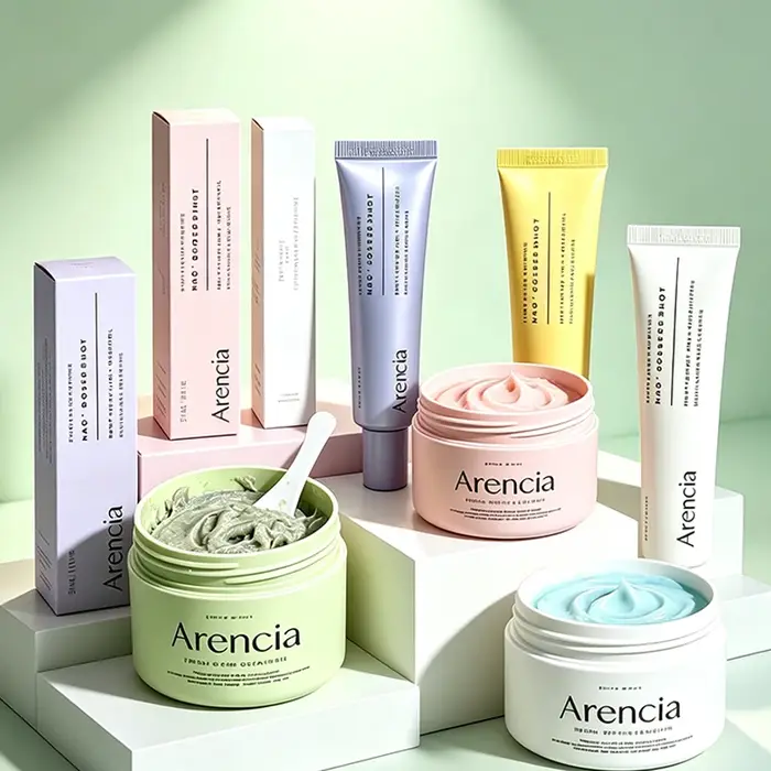 Crème pour les yeux populaire Arencia, raffermissante, apaisante, hydratante et nourrissante, crème nettoyante douce, produits de soin de la peau coréens.