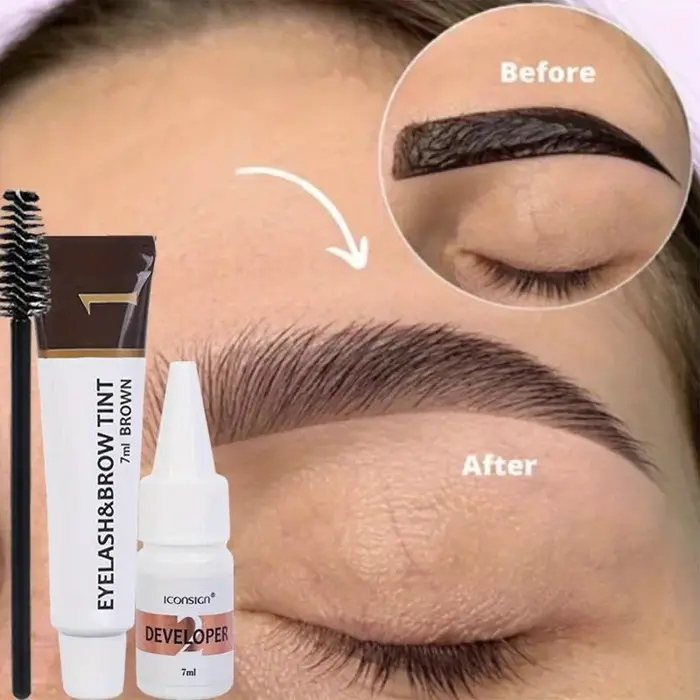 Kit de teinture des cils et des sourcils 2 en 1