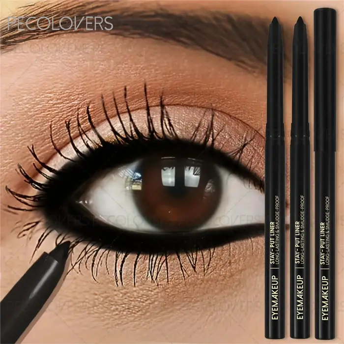 3 crayons pour les yeux noirs