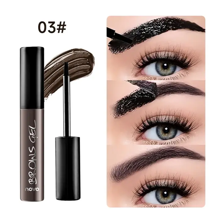 Gel teinté pour sourcils longue durée, imperméable, semi-permanent, transfert à séchage rapide, crèm