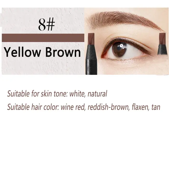 Crayon à sourcils marron imperméable de haute qualité professionnel femme pas cher rehausseur
