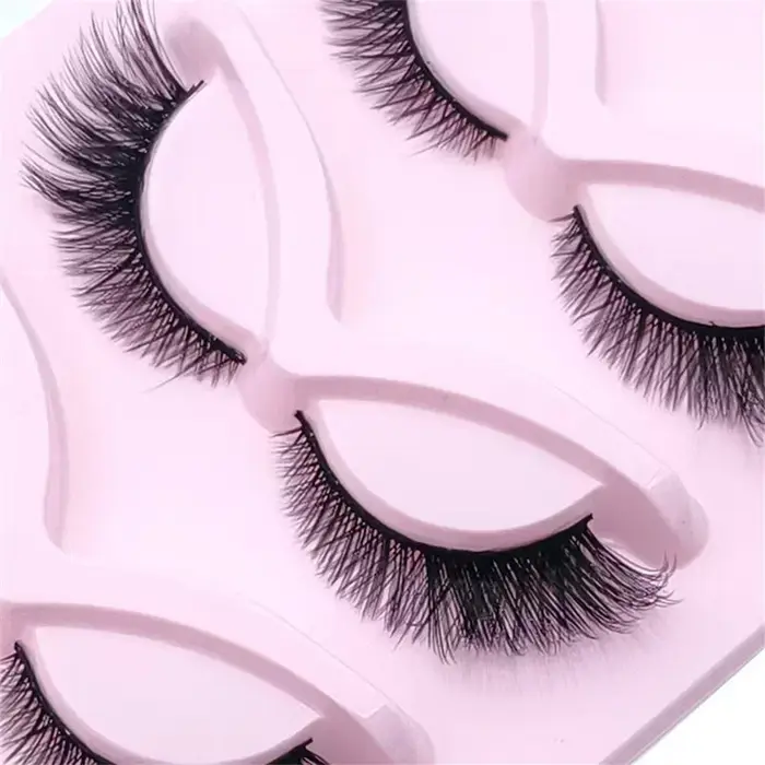 5 paires de cils yeux de chat