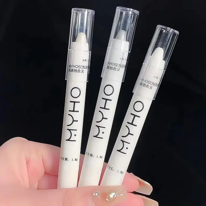 Stylo surligneur à paillettes nacré