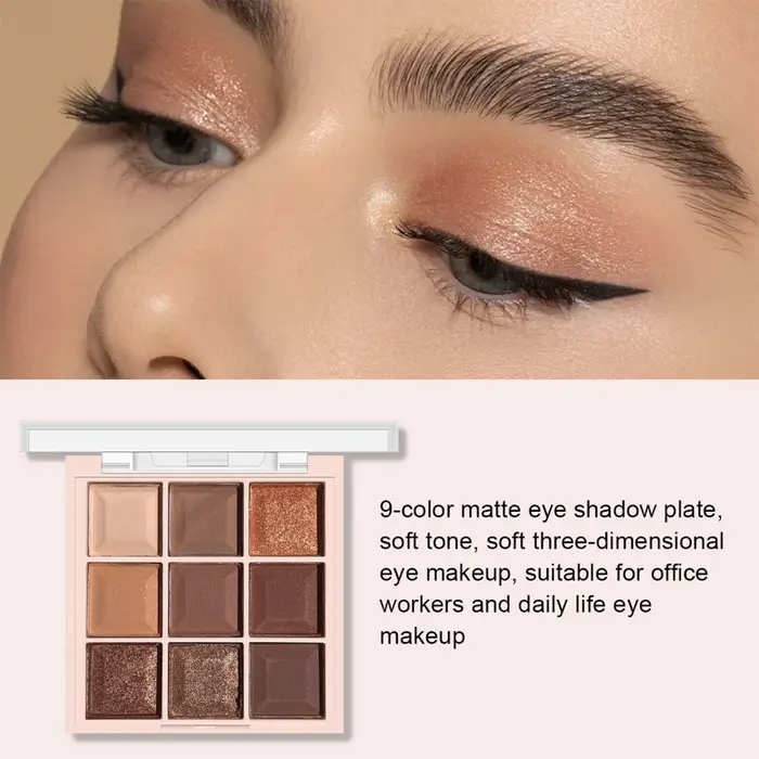 Palette de fards à paupières chocolat