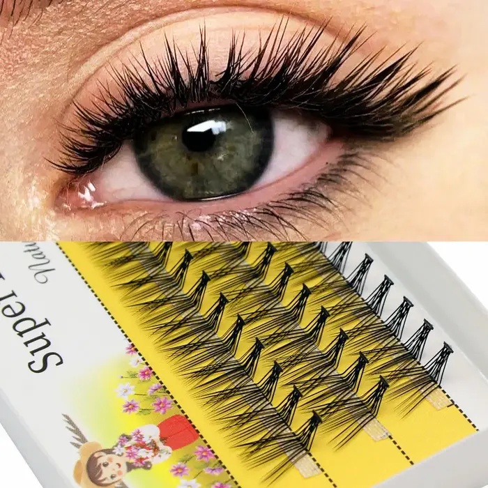 MUYD nouveaux yeux de renard L Curl vison faux cils pour le maquillage 20D Extensions